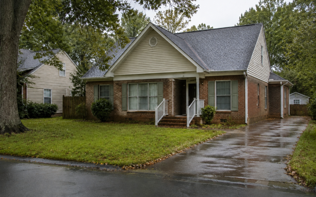 Vacant home in Hampton Roads requiring maintenance and protection